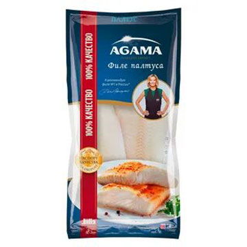 Стейк палтуса Агама 400г с/м