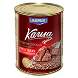 Каша Губернаторская 340г гречневая со свининой ж/б