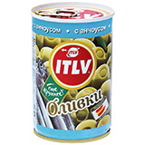 Оливки ИТЛВ 300г/314мл зеленые с анчоусами